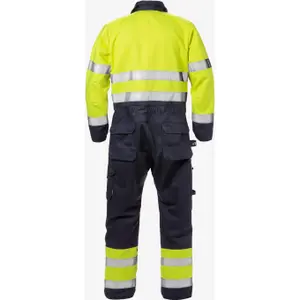 Kombinezon roboczy o wysokiej widoczności klasy 3 Fristads 8084 FLAM image-1