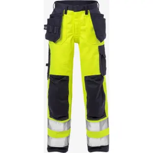 High visibility work trousers class 2 Fristads 2589 FLAM image-0