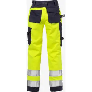 High visibility work trousers class 2 Fristads 2589 FLAM image-1