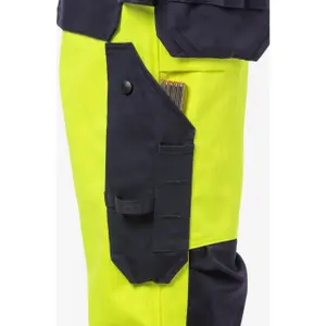 High visibility work trousers class 2 Fristads 2589 FLAM image-2