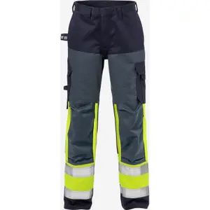 High visibility work trousers class 1 for women Fristads 2591 FLAM image-0