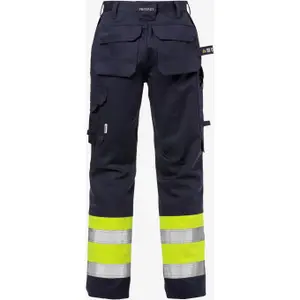 High visibility work trousers class 1 for women Fristads 2591 FLAM image-1