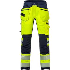 127734-171-sichtbare-arbeits-hose-klasse-2-fristads-outdoor-2707-plu-neon-gelb-dunkelblau