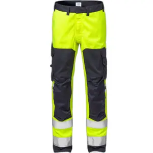 Class 2 high visibility stretch work trousers Fristads 2161 ATHF image-0