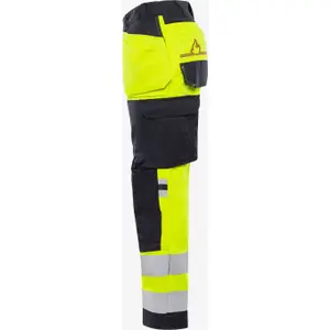 High visibility work trousers class 2 Fristads 2167 ATHF image-2