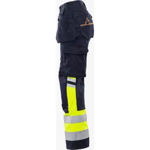 High visibility work trousers class 1 for women Fristads 2171 ATHF image-2