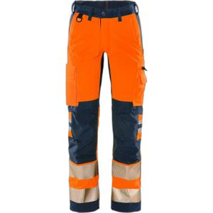 130164-271-sichtbare-arbeits-hose-klasse-2-fristads-outdoor-flexforce-orange-hohe-sichtbarkeit-dunkelblau