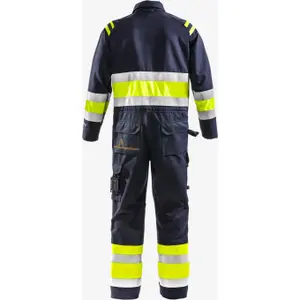 High visibility work coverall class 1 Fristads 8174 ATHS image-1