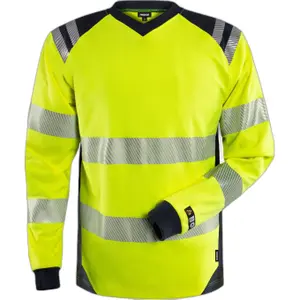 High visibility long sleeve T-shirt class 3 Fristads 7359 TFL image-0