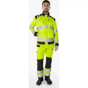 Class 3 reflective jacket Fristads Green 4067 GPLU image-1