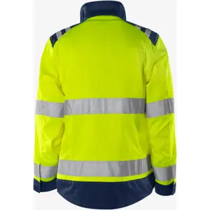 Class 3 women's reflective jacket Fristads Green 4068 GPLU image-2