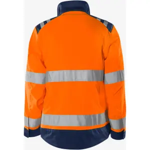 Class 3 women's reflective jacket Fristads Green 4068 GPLU image-1