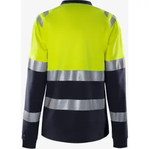 Women's long sleeve high visibility t-shirt class 1 Fristads 7108 TFL image-2