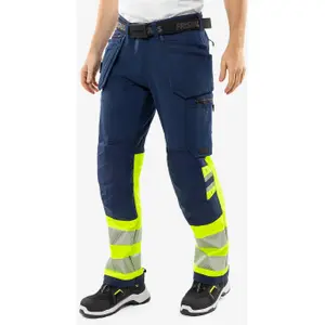 Class 1 high visibility work trousers Fristads Outdoor 2643 GSTP image-1