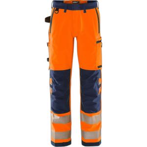 134189-271-hoogzichtbare-werkbroek-klasse-2-fristads-green-2645-gstp-oranje-hoog-zichtbaarheid-marineblauw