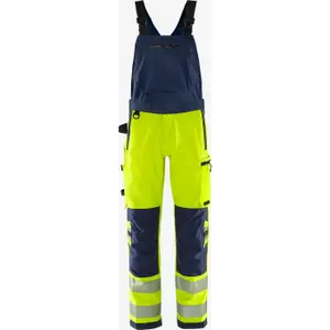 High-visibility bib overalls class 2 Fristads Stretch 1031 GSTP image-0