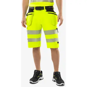 High-visibility class 2 shorts Fristads Green 2646 GSTP image-1