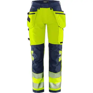 Women's Class 2 High-Visibility Work Trousers Fristads Outdoor 2664 GSTP image-0