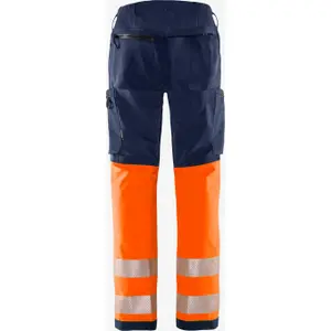 Class 1 high visibility work trousers Fristads Green 2647 GSTP image-1