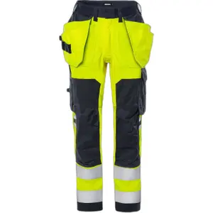 Women's Class 2 Stretch High-Visibility Work Trousers Fristads 2164 ATHF image-0