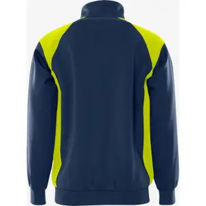 Zip-up cropped sweatshirt Fristads 7048 GSM image-1