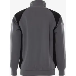 Zip-up cropped sweatshirt Fristads 7048 GSM image-1