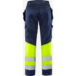 High visibility work trousers class 1 for women Fristads 2670 GPLU image-1