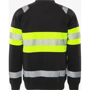 High-visibility zip-up sweatshirt Fristads 7530 GKC image-2