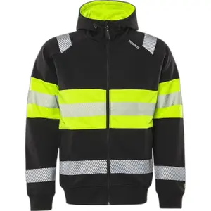 High visibility zip-up hoodie Fristads 7532 GKC image-0