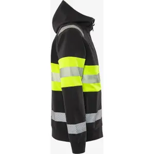High visibility zip-up hoodie Fristads 7532 GKC image-3