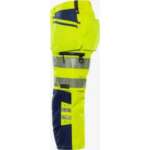 Spodnie robocze 3/4 w wysokiej widoczności klasa 2 Fristads 2666 GSTP image-2