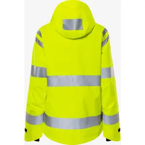Women's Class 3 High Visibility Waterproof Jacket Fristads Shell 4681 GLPS image-1