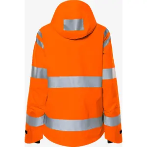 Women's Class 3 High Visibility Waterproof Jacket Fristads Shell 4681 GLPS image-1