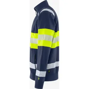 High visibility zip-up tracksuit jacket Fristads 7531 GKC image-2