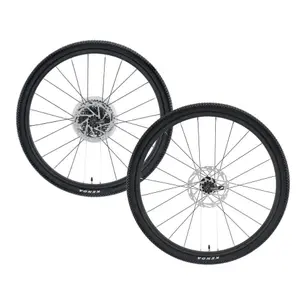 Pair of bicycle wheels Frog Bikes Road
