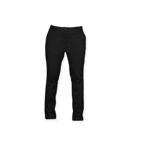 Women's stretch trousers without pleats Front Row