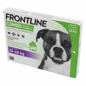 6778545-skadedyrsbekaempelse-til-hunde-frontline-de-20-40-kg-combo-spot-on-x6-gron-tu