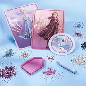 2 in 1 postcards and bracelets creative activity set Frozen image-2