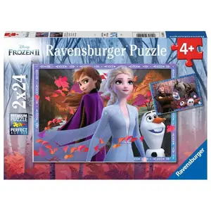 Puzzle 2 x 24 pieces Frozen image-0