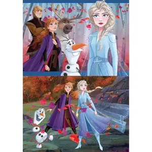 Puzzle 2 x 48 pieces Frozen image-1
