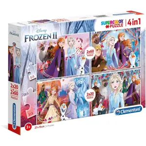 Puzzle of 2 x 20 2 x 60 pieces Frozen image-0
