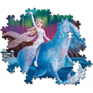 Frozen puzzle 104 neon fluorescent pieces Frozen image-2