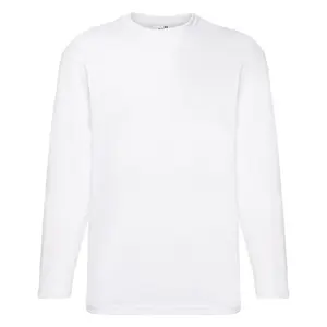 Long Sleeve T-Shirt Fruit of the Loom Valueweight image-0