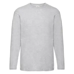 Long Sleeve T-Shirt Fruit of the Loom Valueweight image-0