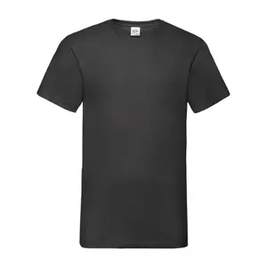 V-neck T-shirt Fruit of the Loom Valueweight image-0