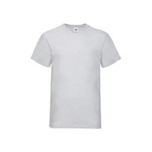 V-neck T-shirt Fruit of the Loom Valueweight image-0