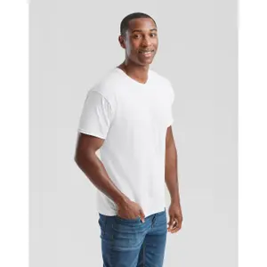 V-neck T-shirt Fruit of the Loom Original image-4