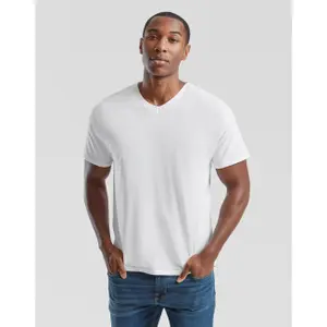 V-neck T-shirt Fruit of the Loom Original image-2