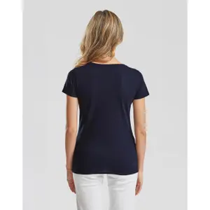 Women's V-neck T-shirt Fruit of the Loom Valueweight image-2