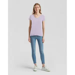 V-neck T-shirt Fruit of the Loom Iconic 150 image-2